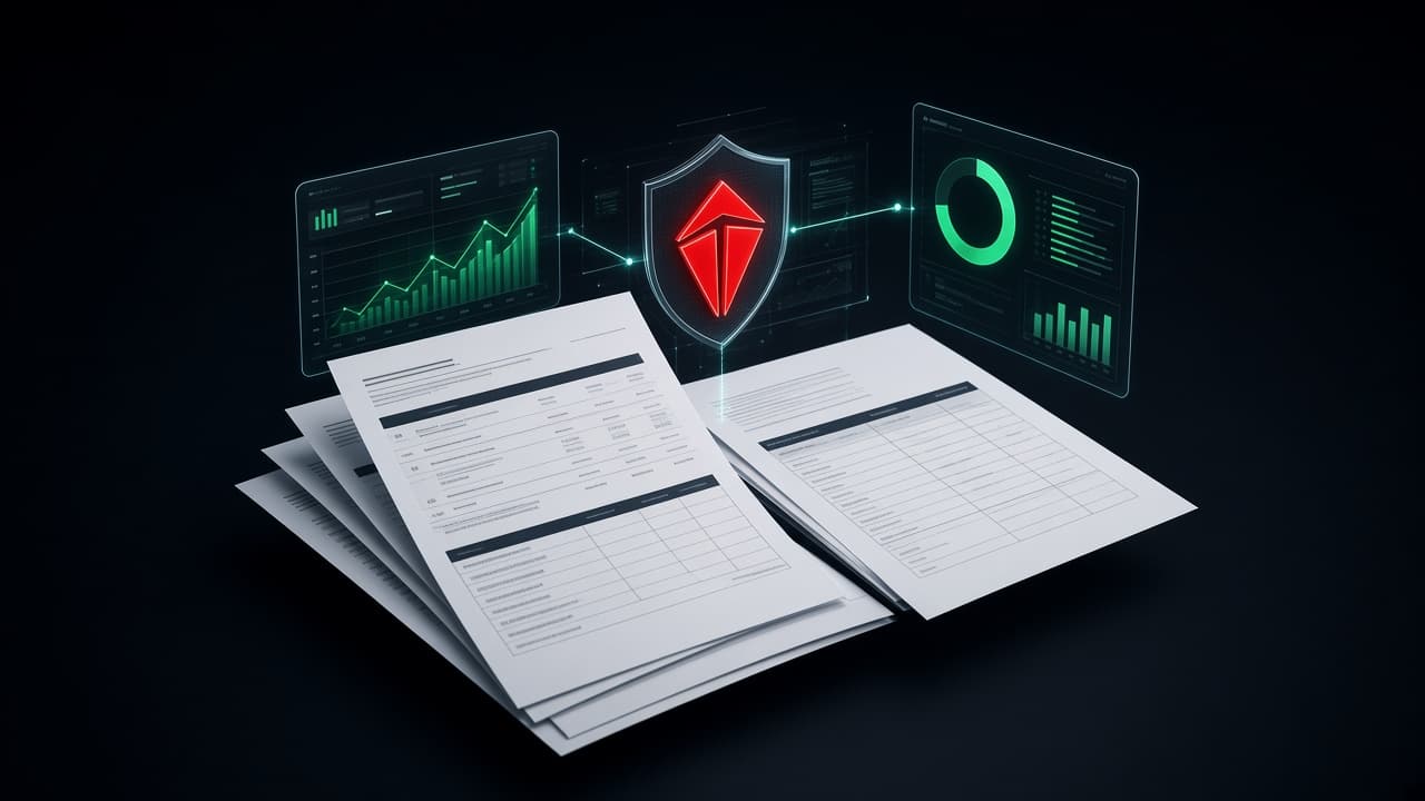 Enterprise risk management and GRC RFP documents with vendor evaluation dashboards